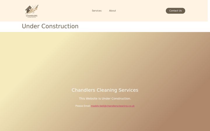 Screenshot von chandlerscleaning.co.uk