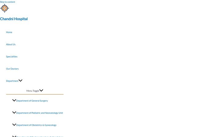 Screenshot του chandnihospital.org