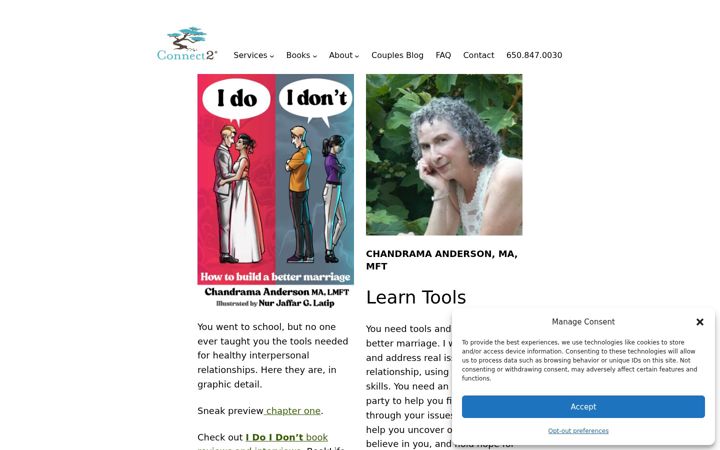 Screenshot of chandramaanderson.com