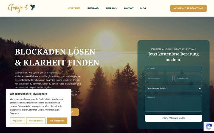 Screenshot of change-it-fleitmann.com