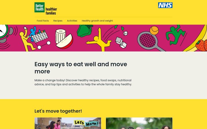 Screenshot of change4life.com