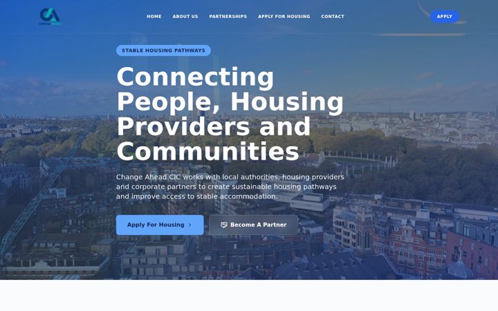 Zrzut ekranu changeahead.org.uk