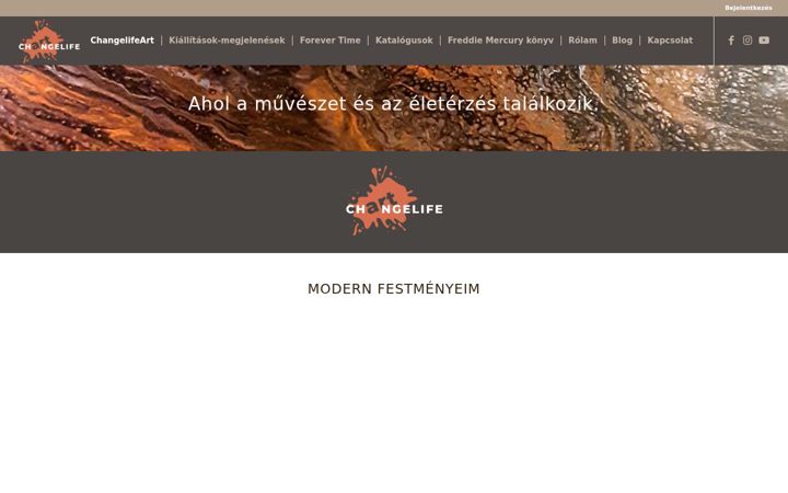 Screenshot of changelife.hu