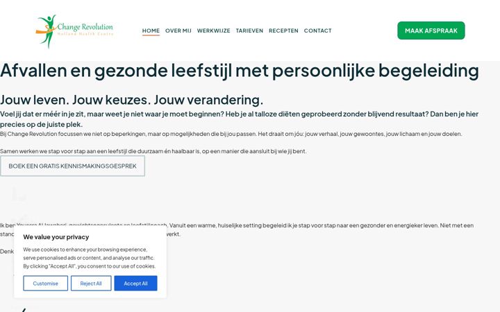 Zrzut ekranu changerevolution.nl