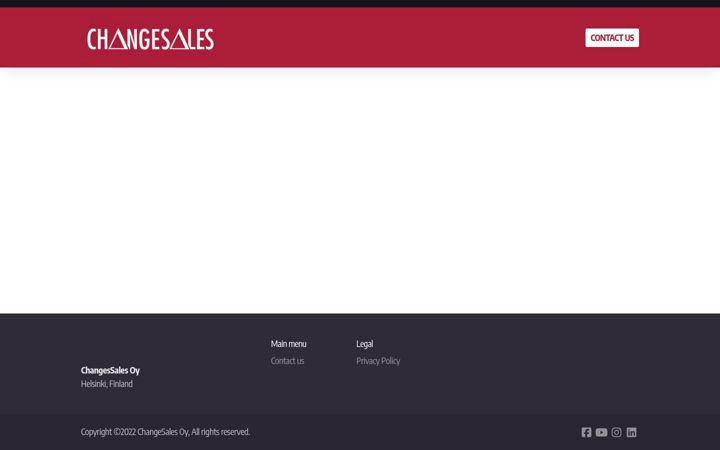 Screenshot di changesales.fi
