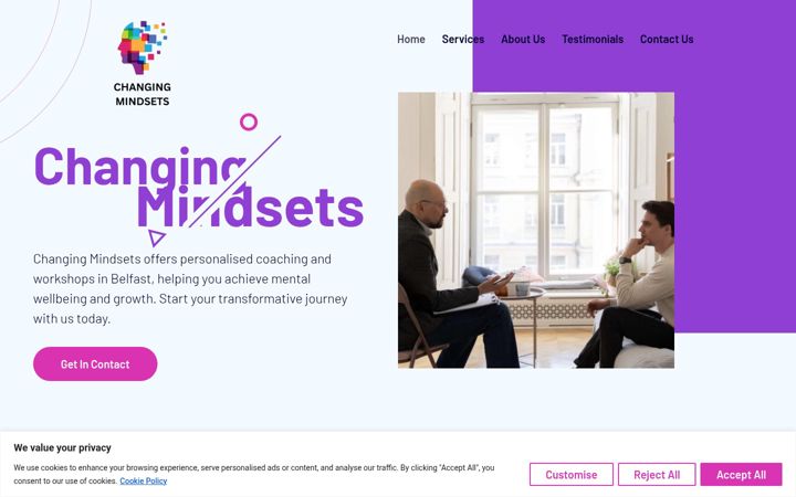 Screenshot di changingmindsets.co.uk
