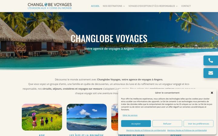 Skjámynd af changlobe-voyages.fr