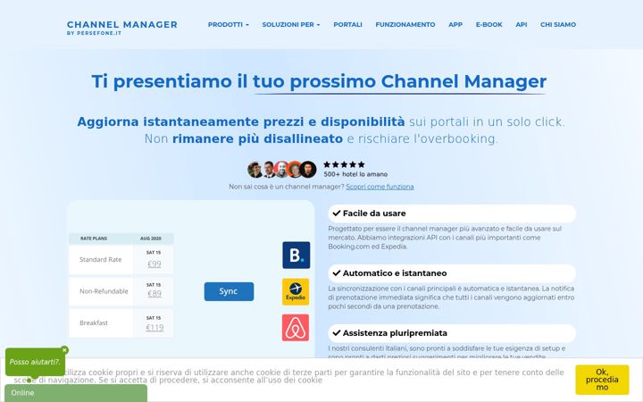 Zrzut ekranu channel-manager.it