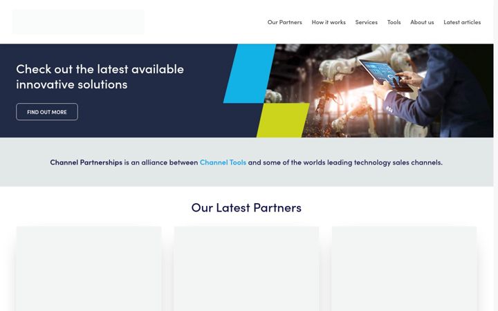 Screenshot of channel-partnerships.com