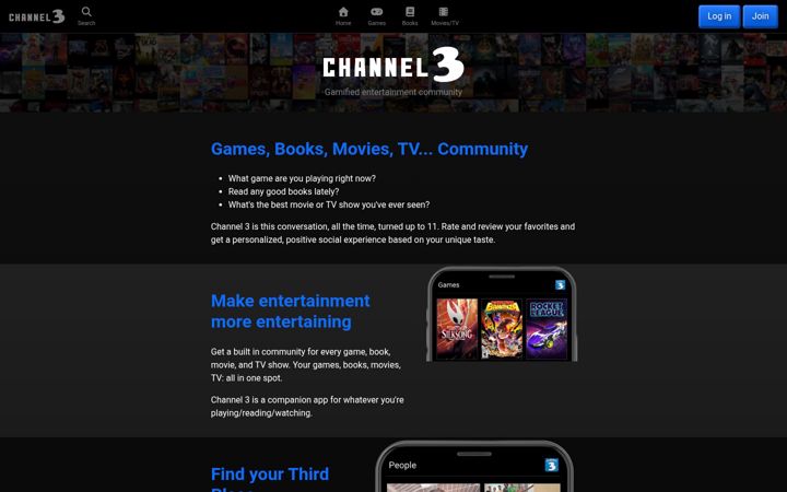 Screenshot von channel3.gg