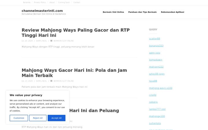 Screenshot of channelmasterintl.com