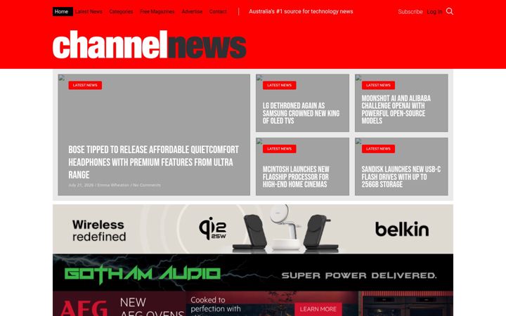 Skærmbillede af channelnews.com.au