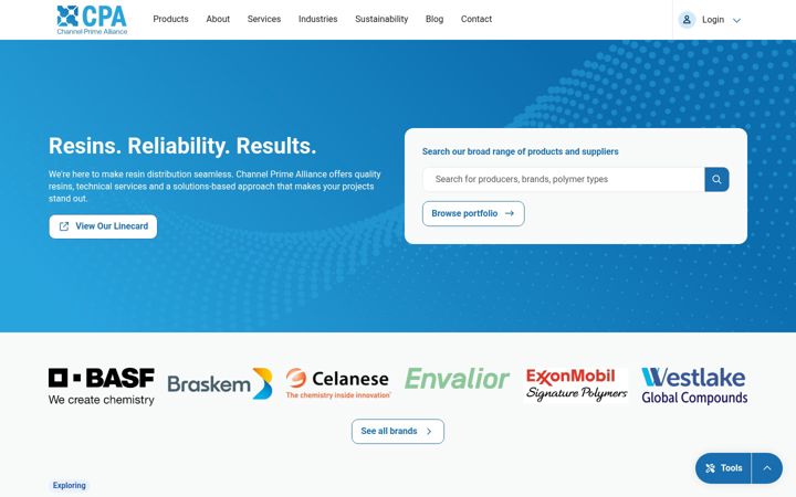 Screenshot of channelpa.com