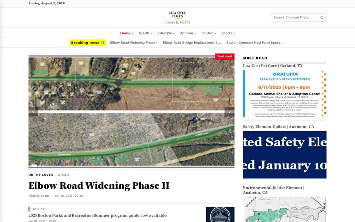 Screenshot of channelposts.com