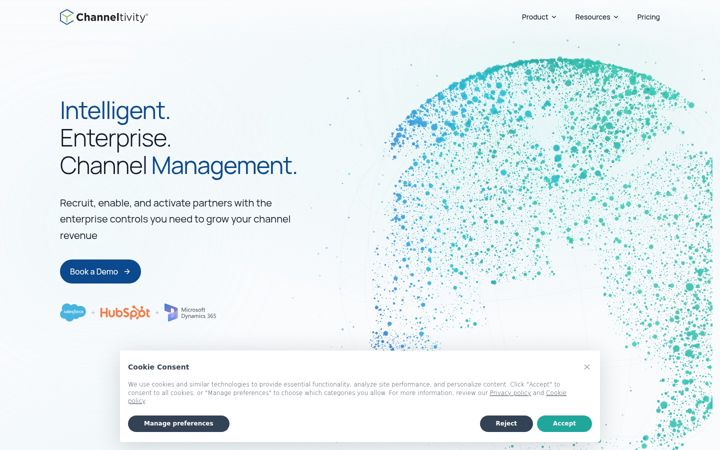 Screenshot of channeltivity.com