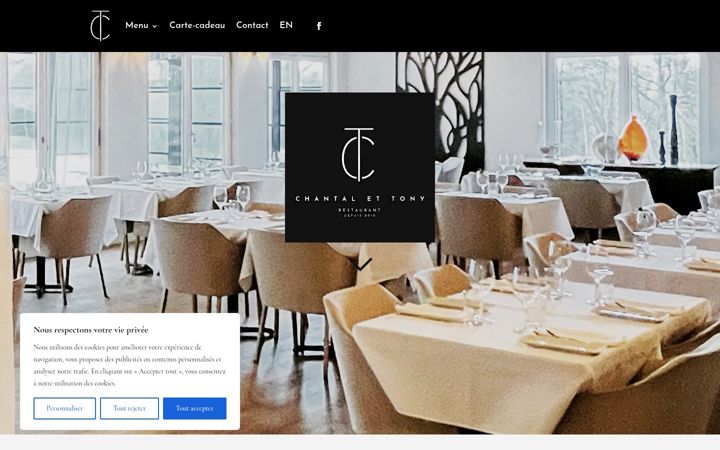 Captura de pantalla de chantalettonyrestaurant.ca
