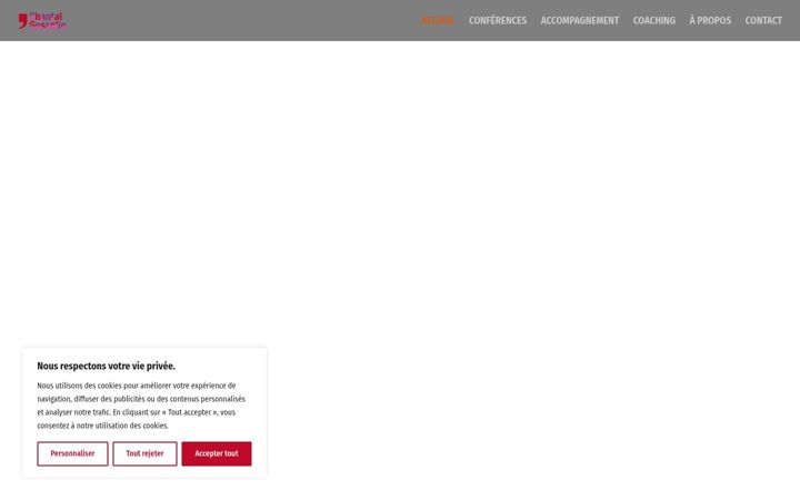 Screenshot of chantalgosselin.com