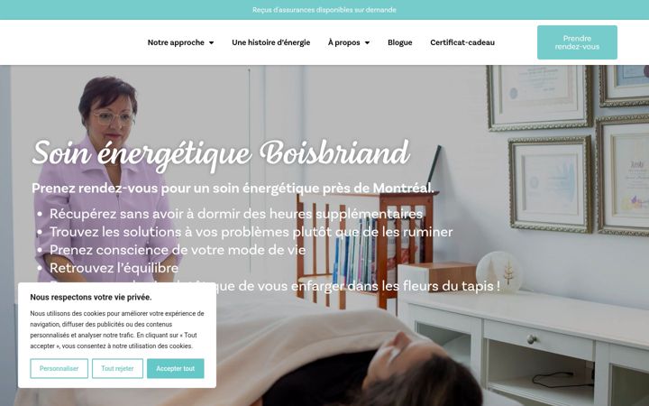 Screenshot of chantalmarchand.com