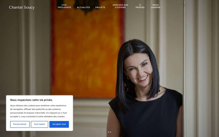 Captura de pantalla de chantalsoucy.ca