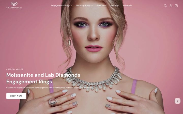 Screenshot of chantalvaulet.com