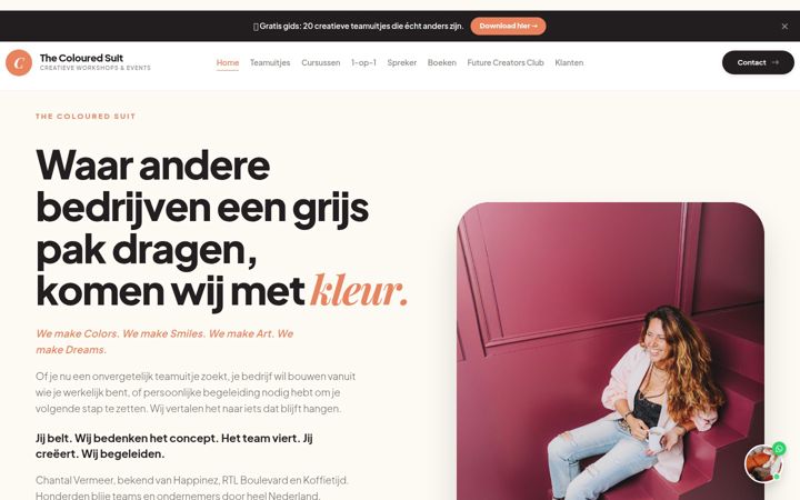 Screenshot of chantalvermeer.com