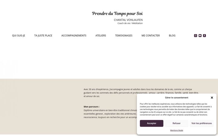 Screenshot of chantalvonlaufen.com