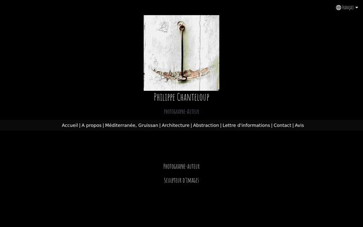 Screenshot of chanteloupphoto.com