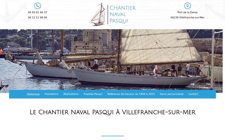 Screenshot of chantiernavalpasqui.com
