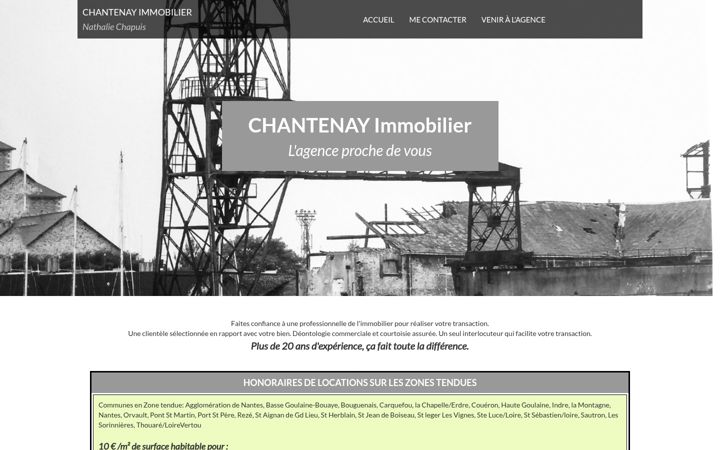 Posnetek zaslona chantimmo44.fr