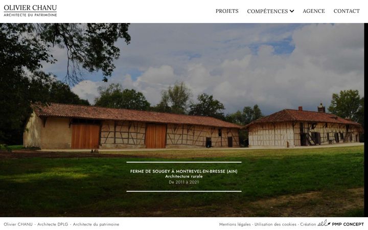 Posnetek zaslona chanu-architecte.fr