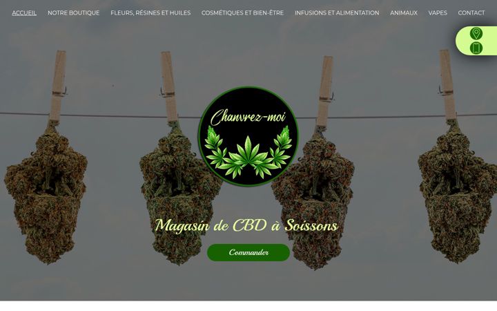 Posnetek zaslona chanvrezmoi.fr