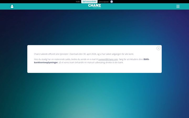Screenshot of chanz.com