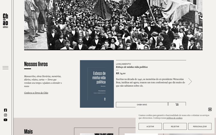 Captura de ecrã de chaoeditora.com.br
