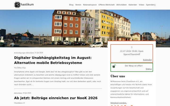 Screenshot ta' chaotikum.org