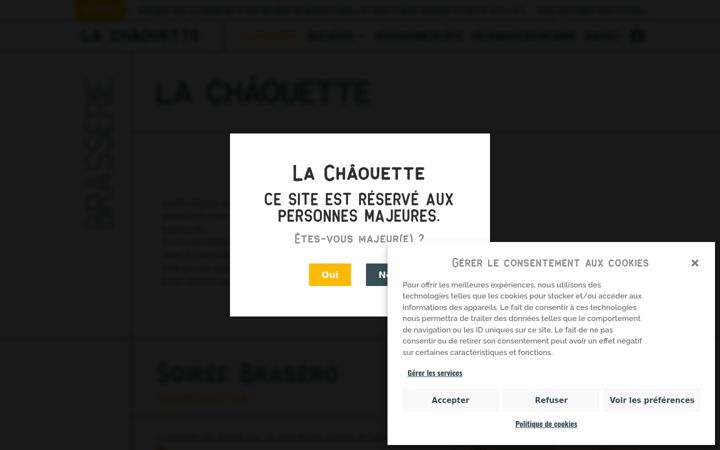 Posnetek zaslona chaouette.fr