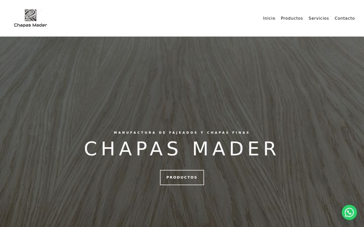 Screenshot of chapasmader.com