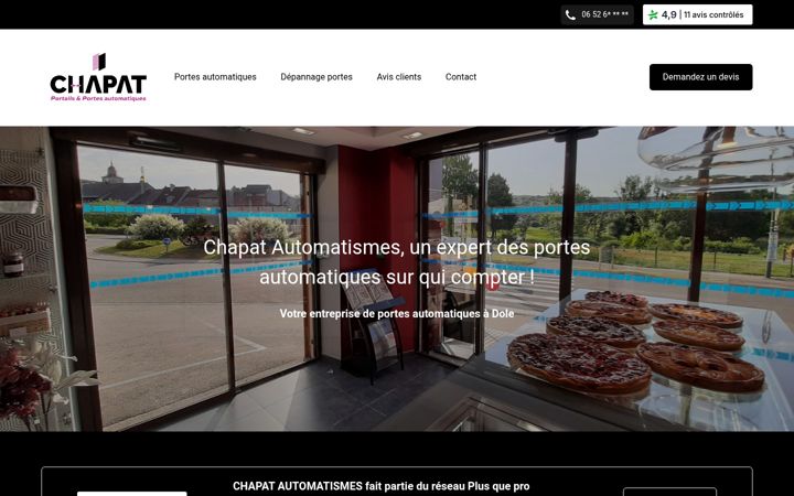 Posnetek zaslona chapat-fermetures.fr