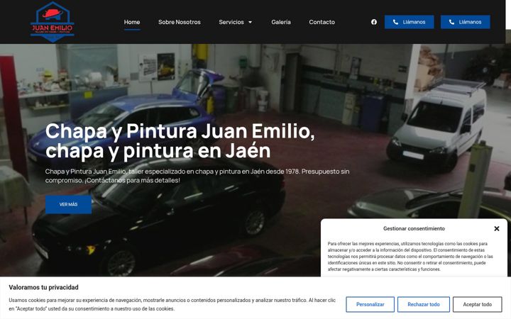 Screenshot of chapaypinturajuanemilio.com