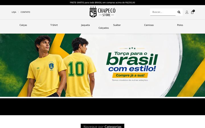 Screenshot di chapecostoresc.com.br