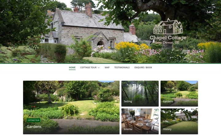 Screenshot ta' chapelcottagelee.co.uk