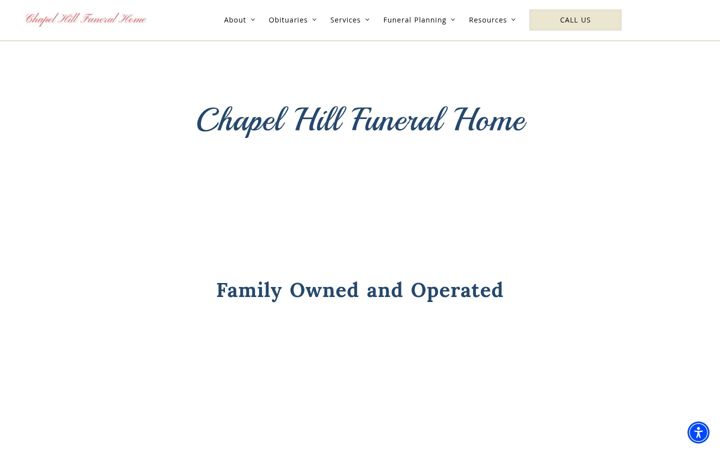 Screenshot of chapelhill-fh.com