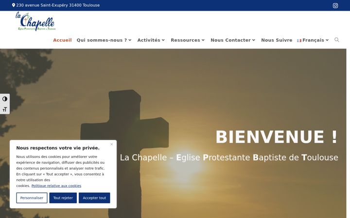 Screenshot of chapelle-toulouse.com