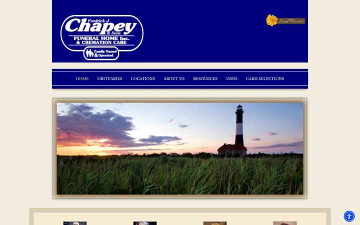 Screenshot of chapeyfamily.com