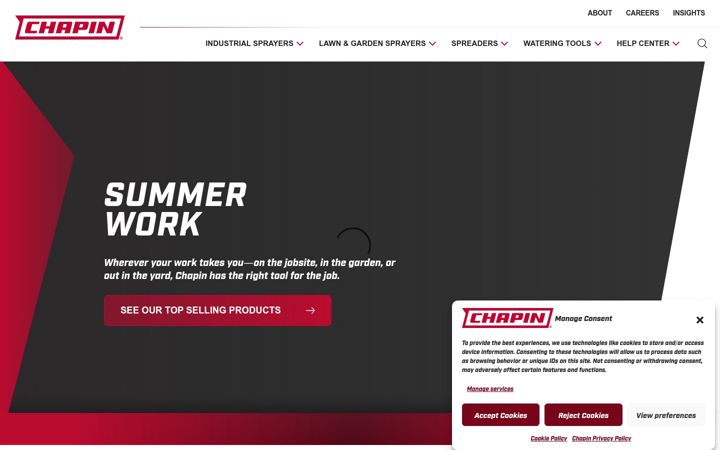 Screenshot of chapinusa.com