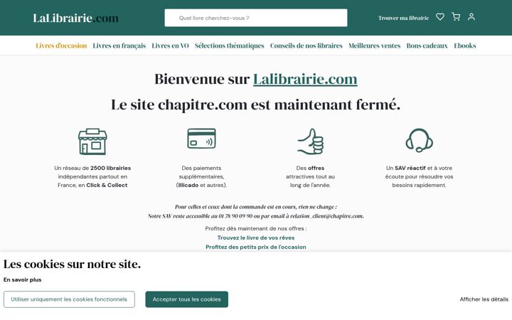 Skärmbild av chapitre.com