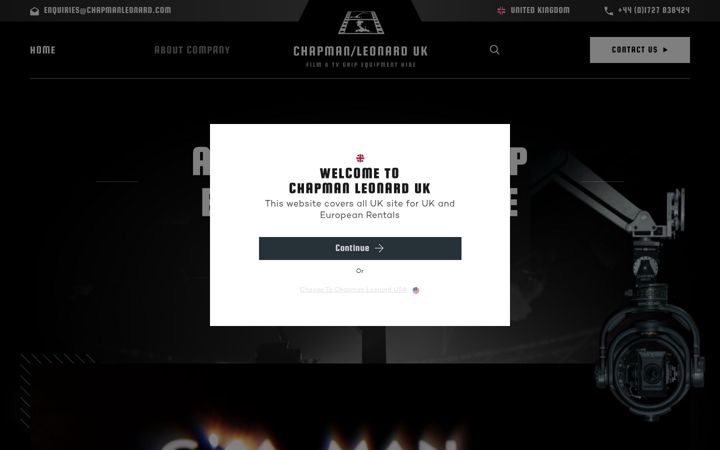 Screenshot of chapmanleonard.com