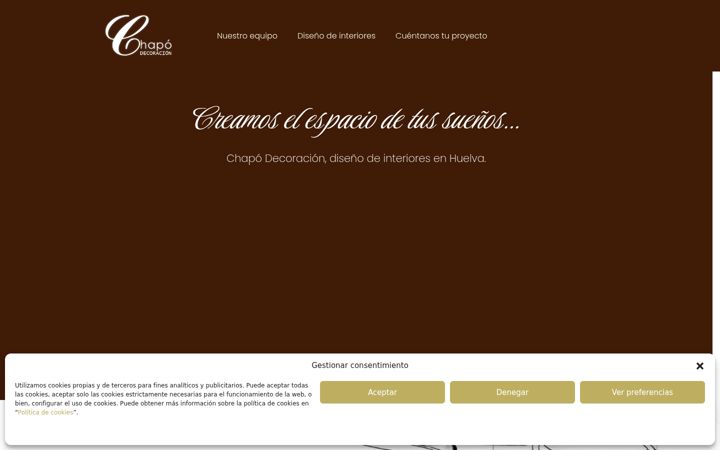 Screenshot of chapodecoracion.com