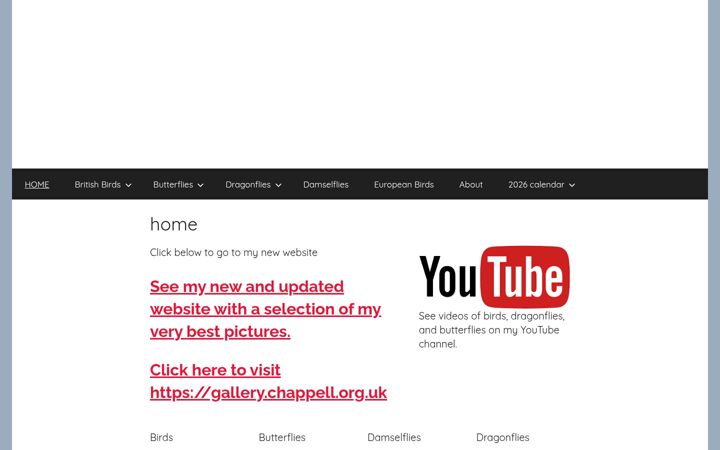 Snímek obrazovky chappell.org.uk