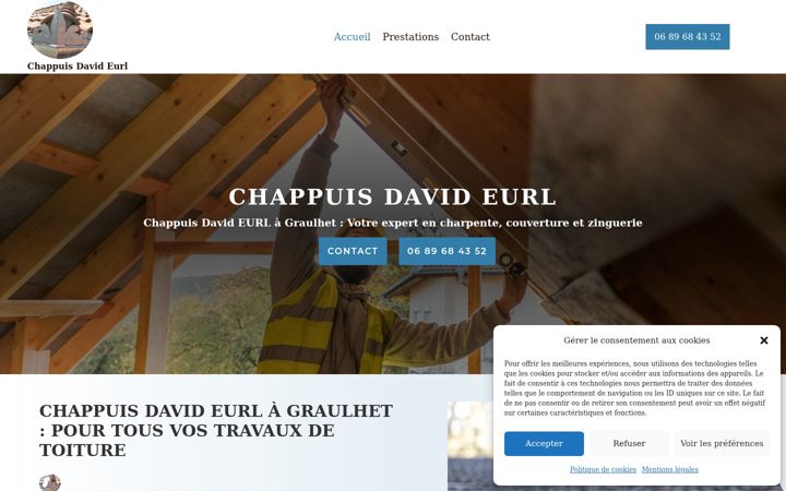 Screenshot di chappuis-david-charpente.fr