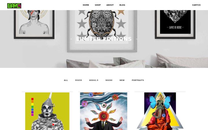 Screenshot of chapter-art.com